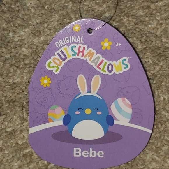 NWT‼️ Squishmallows Bebe the Easter Bluebird- Easter 2024 Collection - Picture 3 of 9